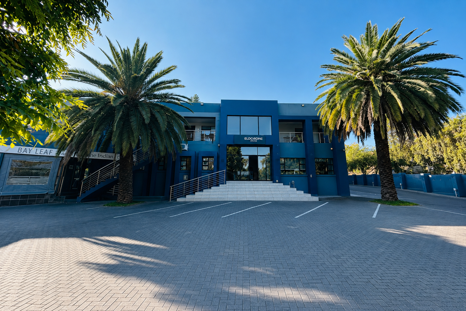 Front entrance of the House of Bread Ministries building on Willem Botha Dr